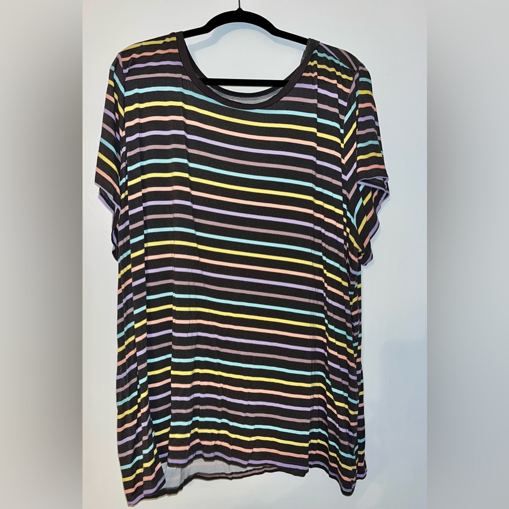 Torrid Multicolor Striped Top